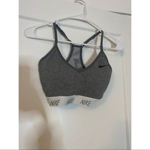 Grey Nike Small Sports Bra